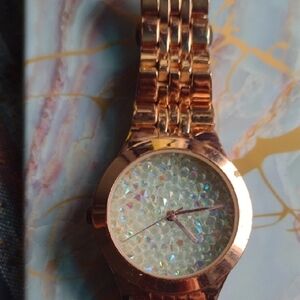 Acutime Elegant Rose Gold Women's Watch